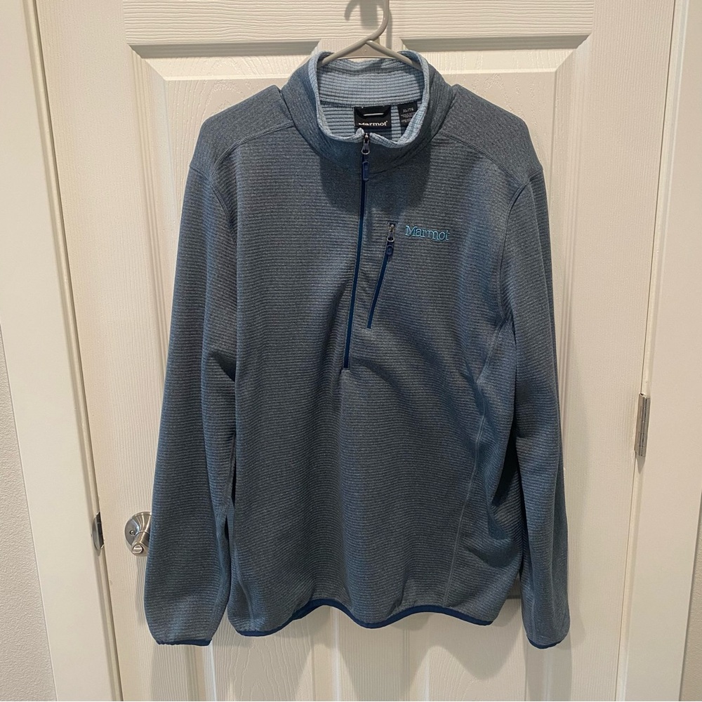 Men’s Extra Large Marmot Half Zip Waffle Fleece Pullover